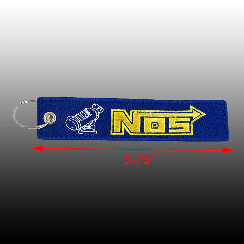 DOUBLE SIDED EMBROIDERED KEY TAG For JDM NOS KEYCHAIN CELL HOLDERS KEYRING X2 - Image 2