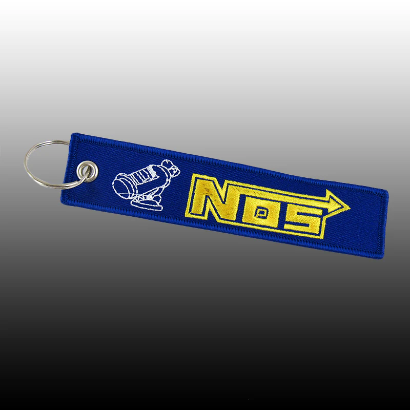 DOUBLE SIDED EMBROIDERED KEY TAG For JDM NOS KEYCHAIN CELL HOLDERS KEYRING X2 - Image 4