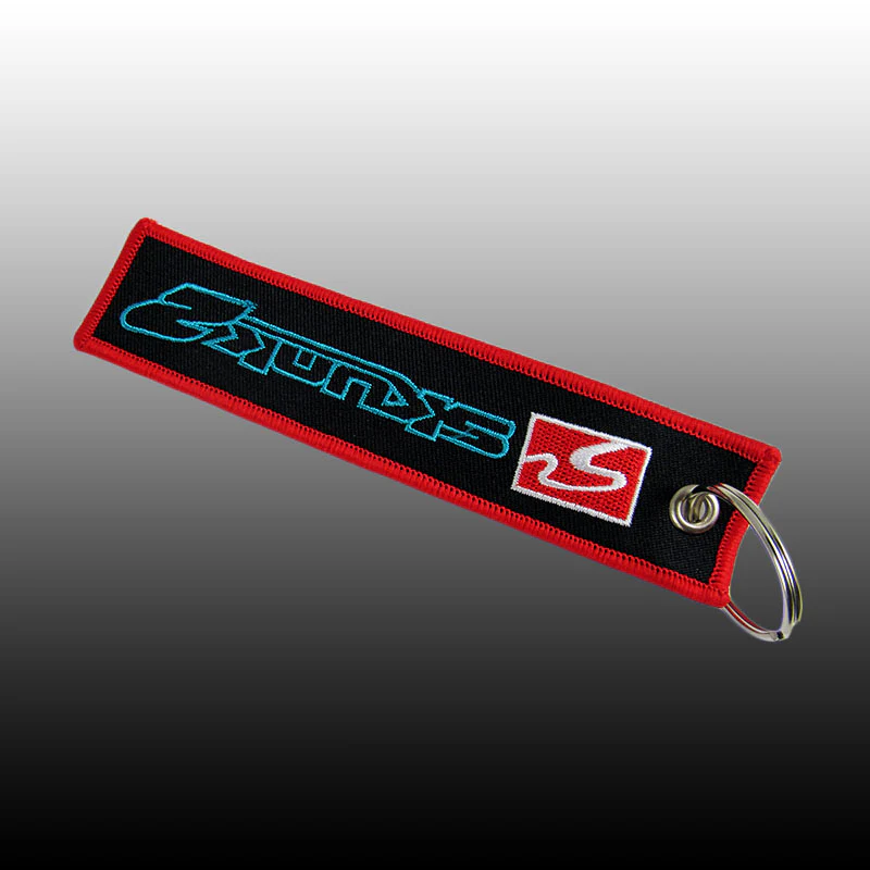 DOUBLE SIDED EMBROIDERED KEY TAG For SKUNK2 JDM KEYCHAIN CELL HOLDERS KEYRING X2 - Image 4