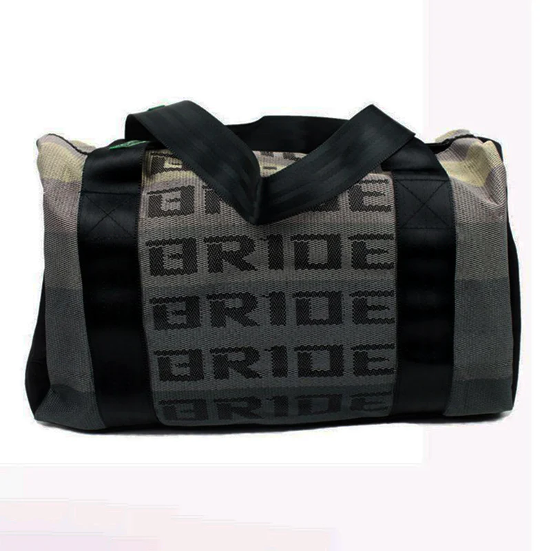 Bride Gradation Cloth Duffle Bag with Takata Black Harness Strap - Image 6