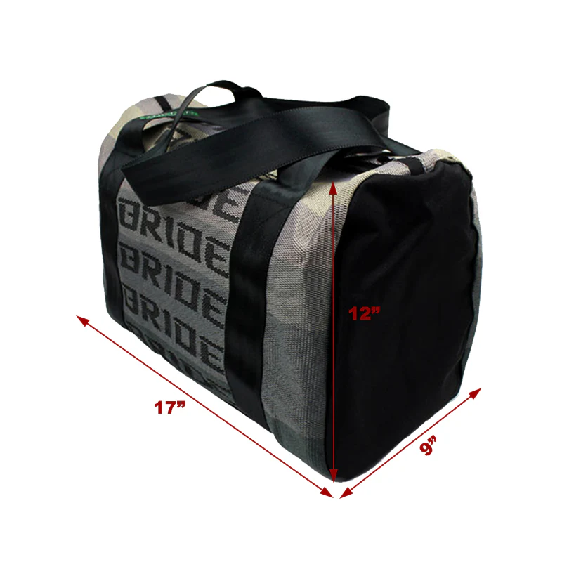Bride Gradation Cloth Duffle Bag with Takata Black Harness Strap - Image 7