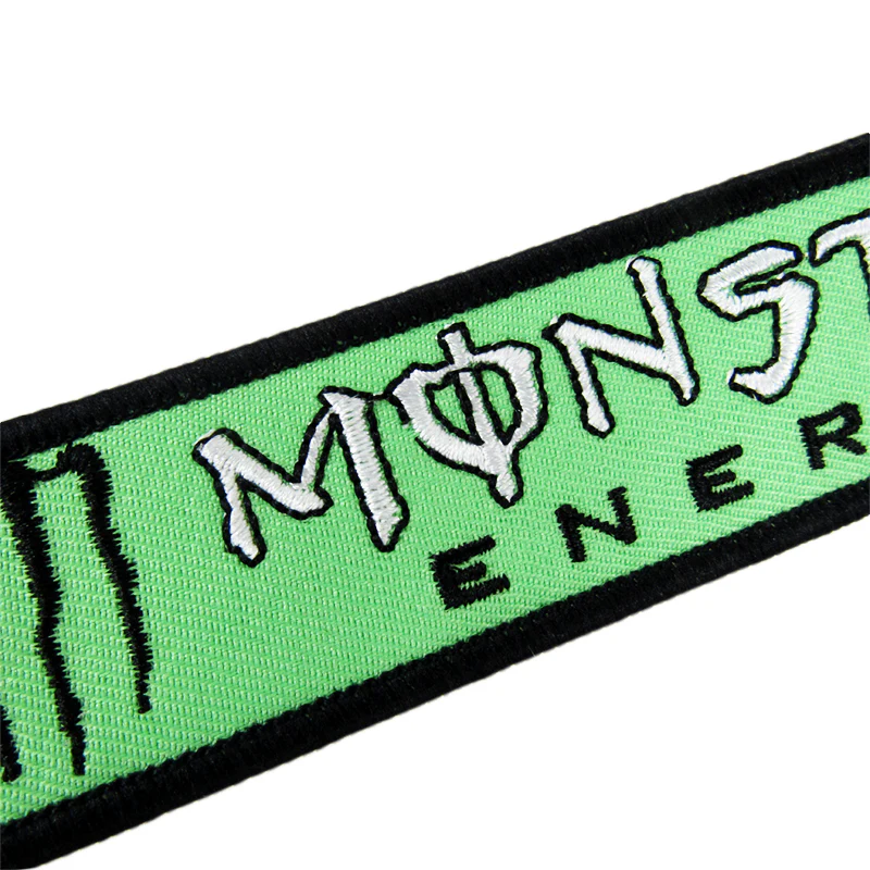 ENERGE DRINK DOUBLE SIDED EMBROIDERED KEYCHAIN For MONSTER CELL HOLDERS KAWASAKI - Image 3