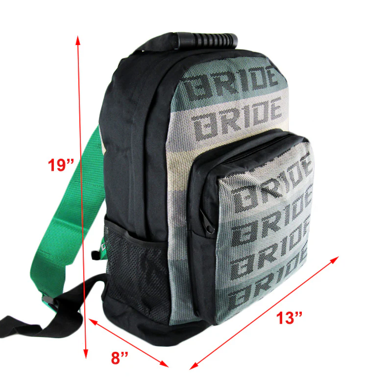 Bride Gradation Cloth Backpack with Takata Green Harness Adjustable Shoulder Straps XL - Image 3