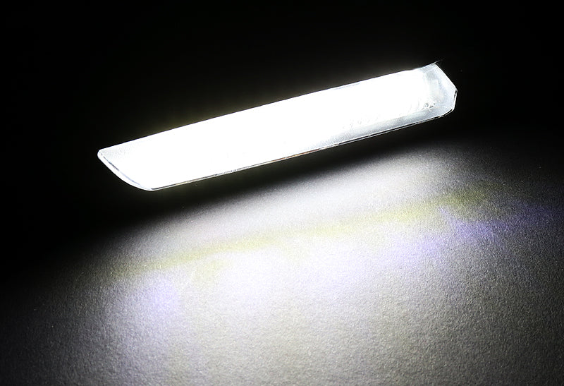 F10-Style BMW E81 E82 E90 E92 E60 E61 White LED Turn Signal Front Side Marker Lights -Smoked Lens - Image 4