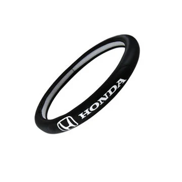Faux Leather Black 15" Diameter Car Steering Wheel Cover For ALL HONDA ACCORD - Image 3