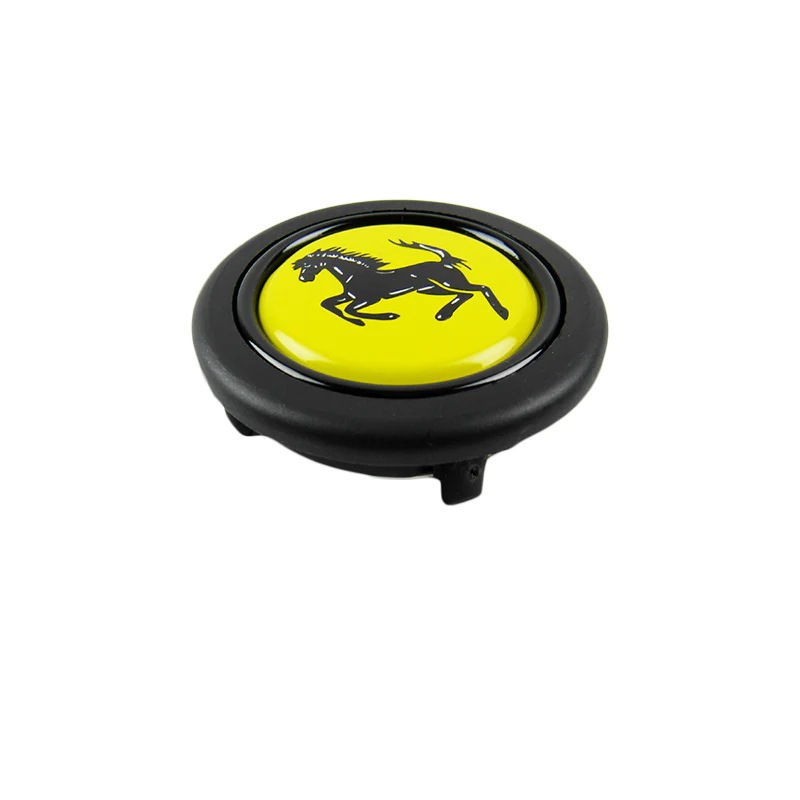 Ferrari Crest 58mm Badge Logo Horn Button Fits MOMO OMP RAID NRG Sports Steering Wheel Brand New - Image 2