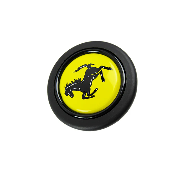 Ferrari Crest 58mm Badge Logo Horn Button Fits MOMO OMP RAID NRG Sports Steering Wheel Brand New - Image 5