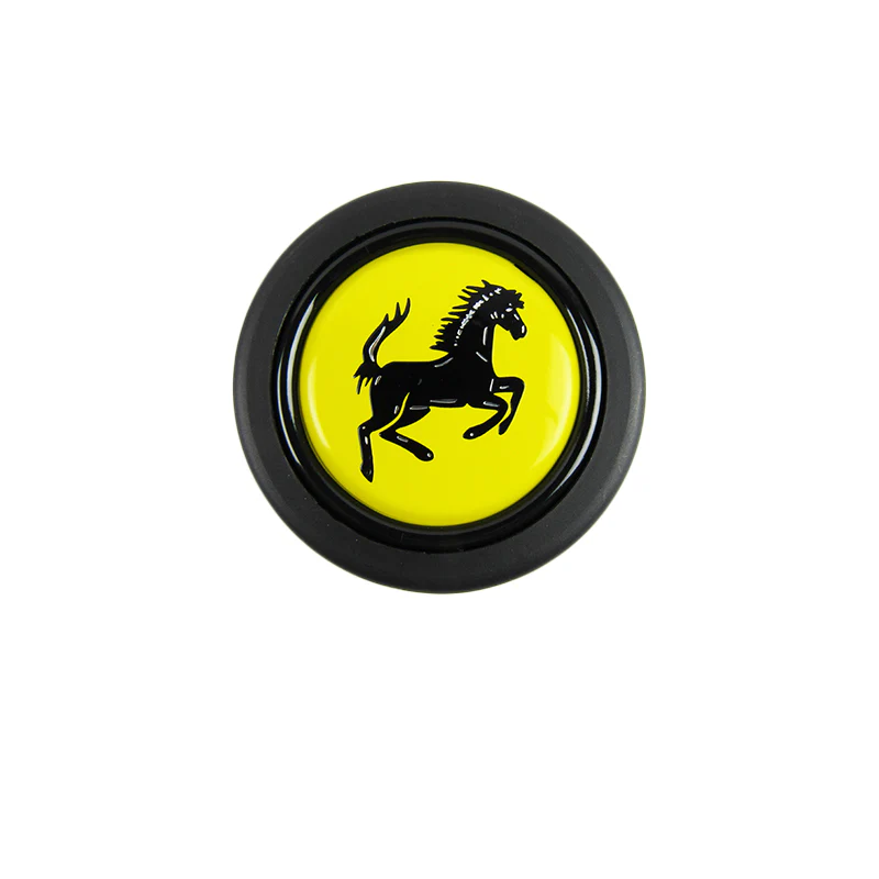 Ferrari Crest 58mm Badge Logo Horn Button Fits MOMO OMP RAID NRG Sports Steering Wheel Brand New - Image 6