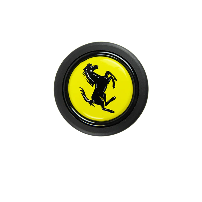 Ferrari Crest 58mm Badge Logo Horn Button Fits MOMO OMP RAID NRG Sports Steering Wheel Brand New - Image 7