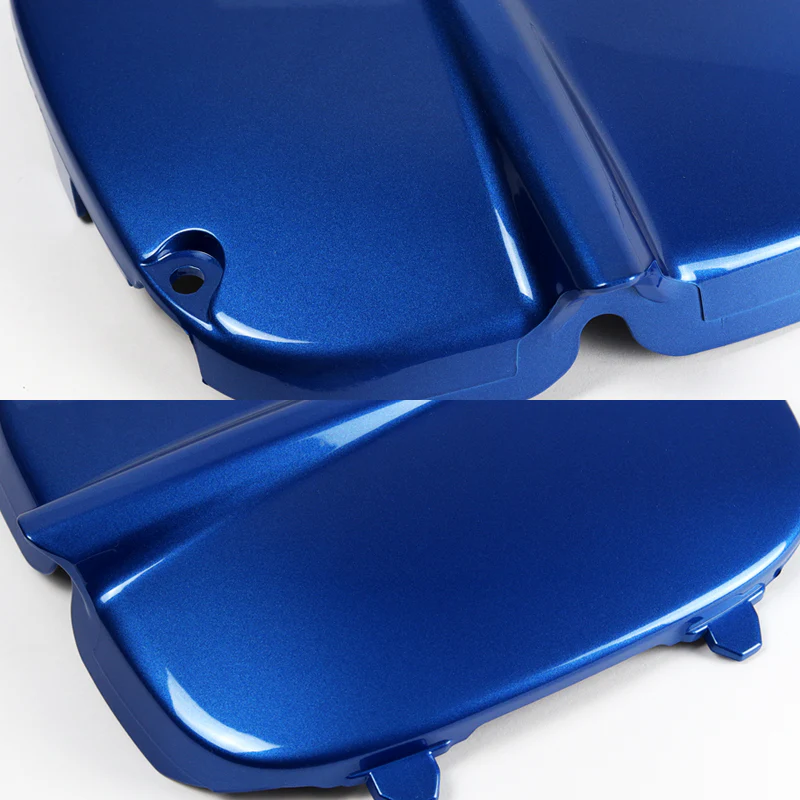 Fog Light Lamp Front Bumper Bezel Covers Cap For 1997 - 2001 Subaru Impreza STi GC8 GF8 -Blue ABS - Image 3
