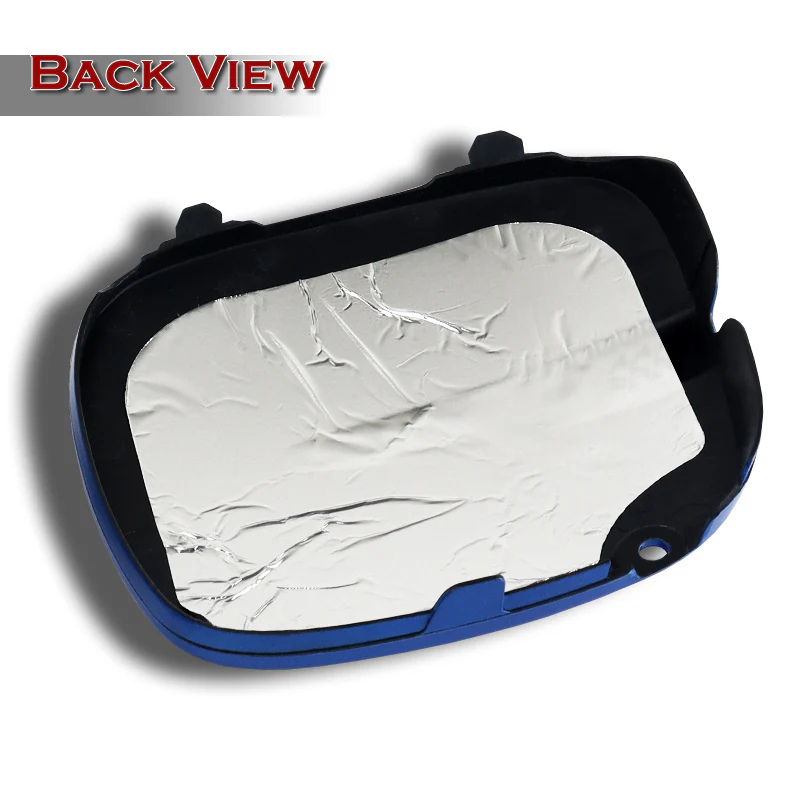 Fog Light Lamp Front Bumper Bezel Covers Cap For 1997 - 2001 Subaru Impreza STi GC8 GF8 -Blue ABS - Image 4