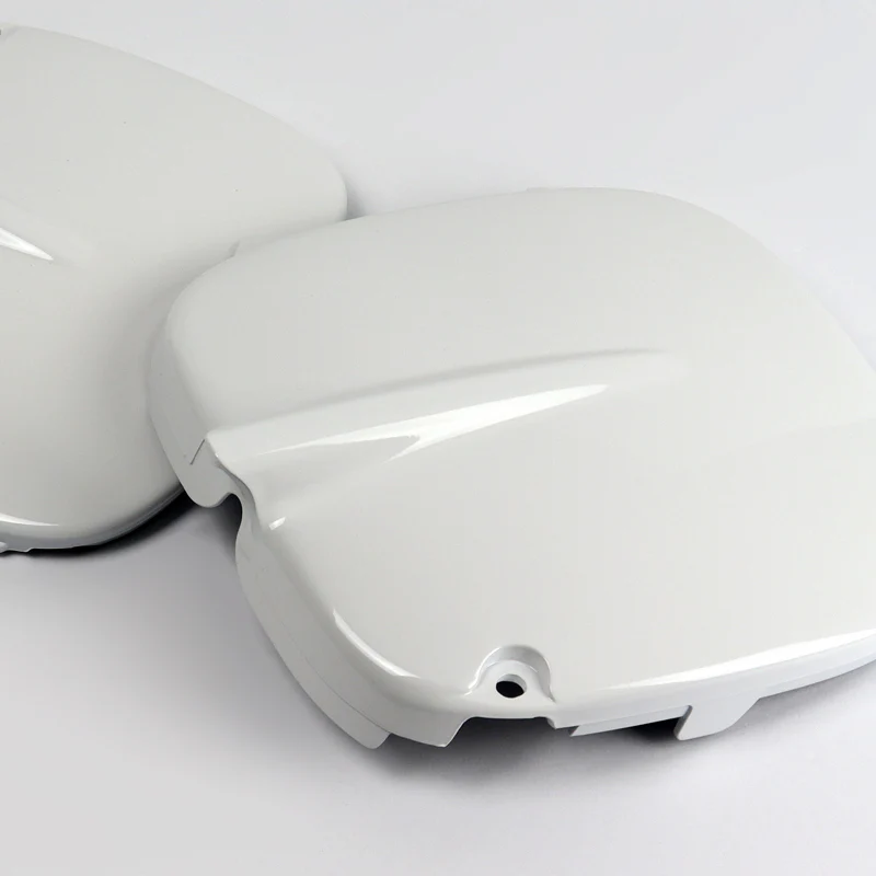 Fog Light Lamp Front Bumper Bezel Covers Cap For 1997 - 2001 Subaru Impreza STi GC8 GF8 -White ABS - Image 2