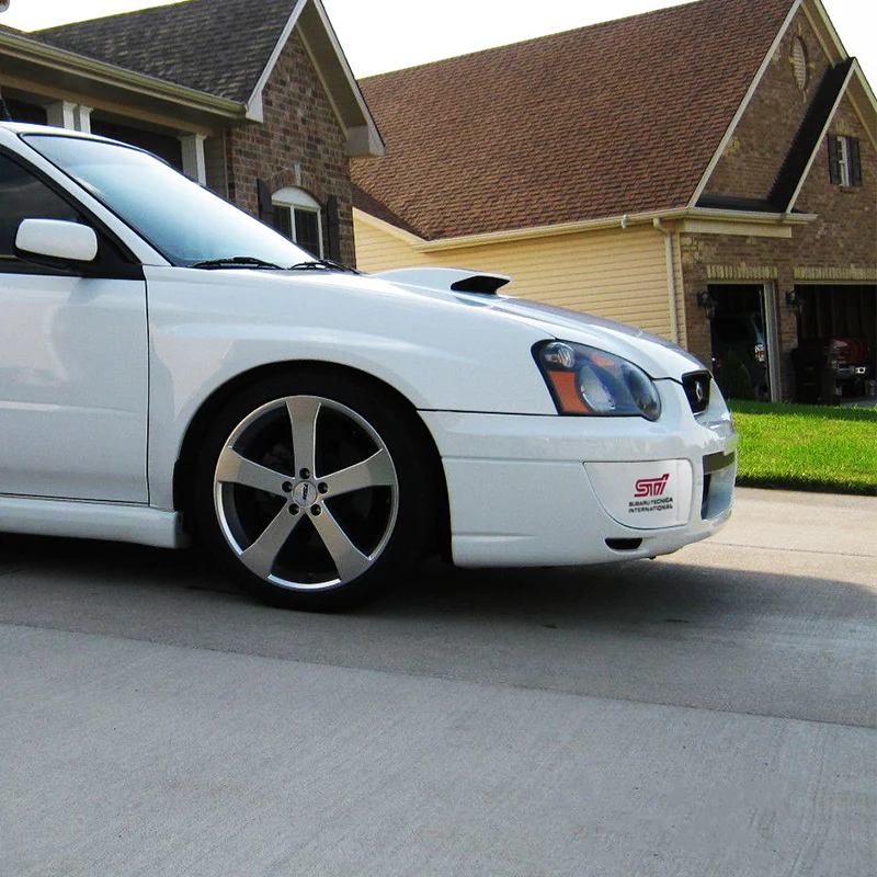 Fog Light Lamp Front Bumper Bezel Covers Cap For 2004 - 2005 Subaru Impreza WRX STi -White - Image 4