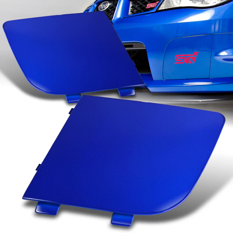 Fog Light Lamp Front Bumper Bezel Covers Cap For 2006 - 2007 Subaru Impreza WRX STi -Blue - Image 3