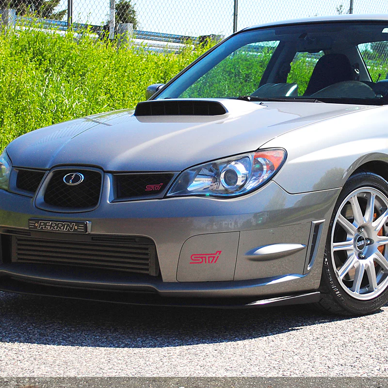 Fog Light Lamp Front Bumper Bezel Covers Cap For 2006 - 2007 Subaru Impreza WRX STi -Silver - Image 4
