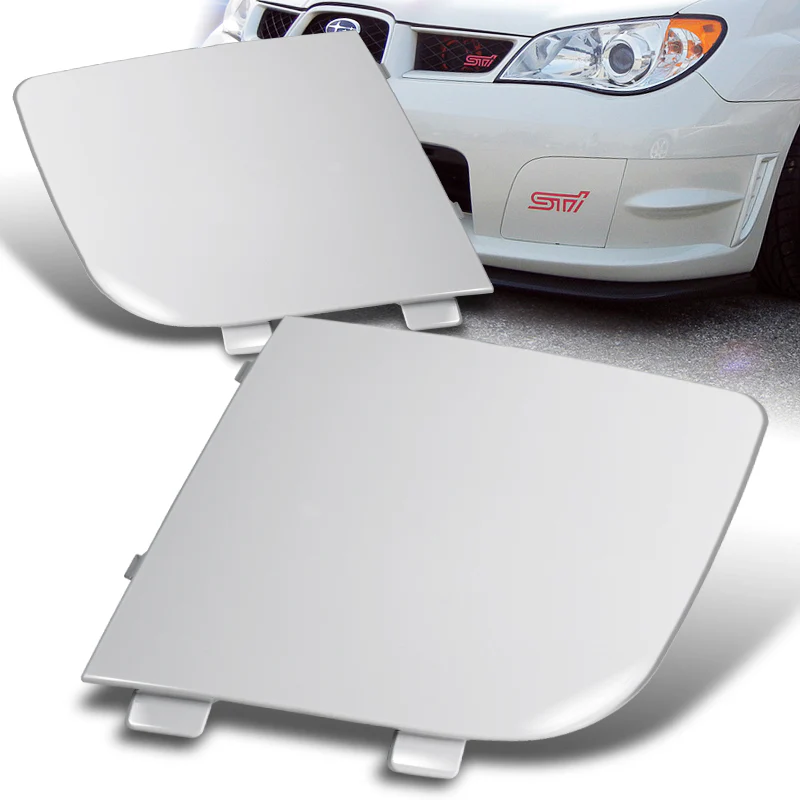 Fog Light Lamp Front Bumper Bezel Covers Cap For 2006 - 2007 Subaru Impreza WRX STi -White - Image 3