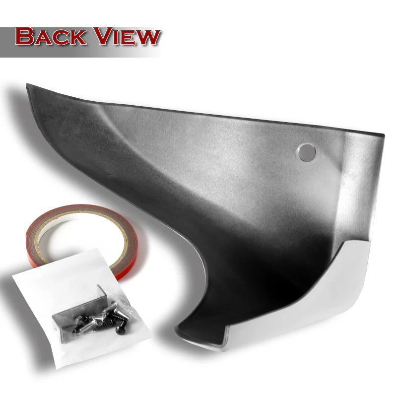 For 03-06 Infiniti G35 Coupe 2-Pcs Painted WH Rear Bumper Lip Mud Guards Polyurethane - Image 3