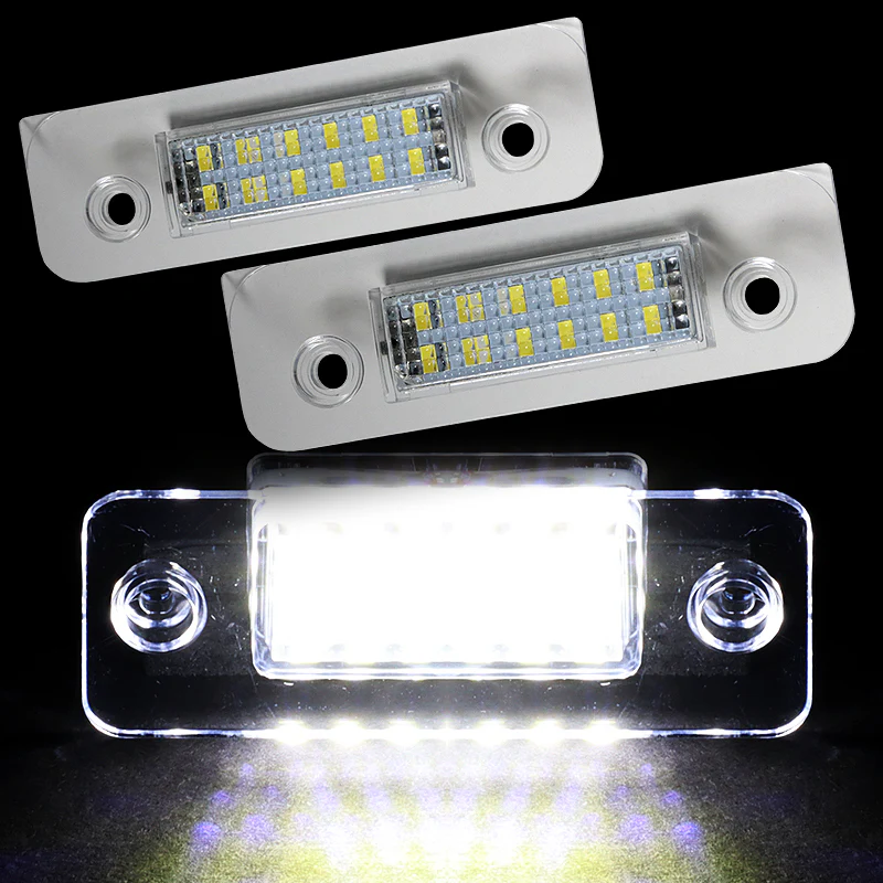 For 06-20 Ford Fusion/03-19 Fiesta MK5 Xenon White LED 6000K License Plate Light - Image 4