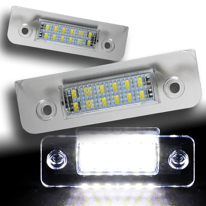 For 06-20 Ford Fusion/03-19 Fiesta MK5 Xenon White LED 6000K License Plate Light - Image 7