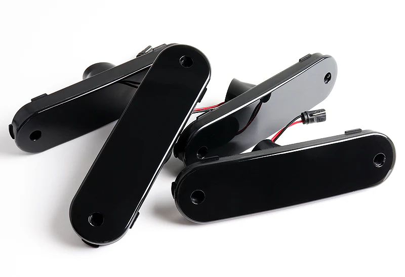 For 1990-2005 Mazda Miata / MX-5 Front & Rear LED Side Marker Turn Signal Lights Set -Smoked Lens - Image 2