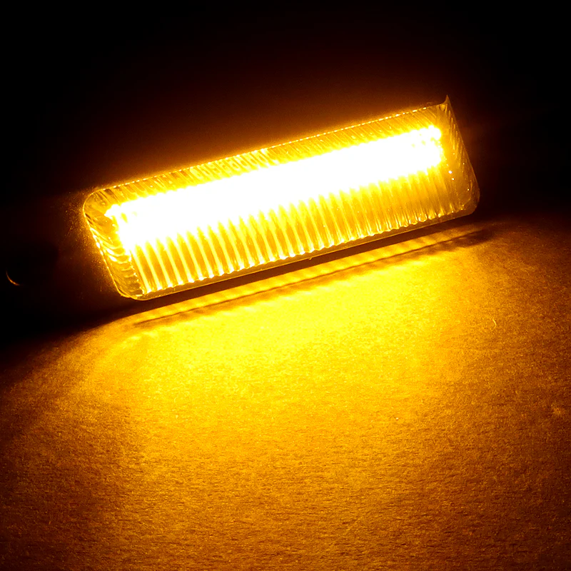 For 1992–1998 BMW 3-Series E36 Amber LED Turn Signal Front Side Marker Lights -Smoked Lens - Image 4