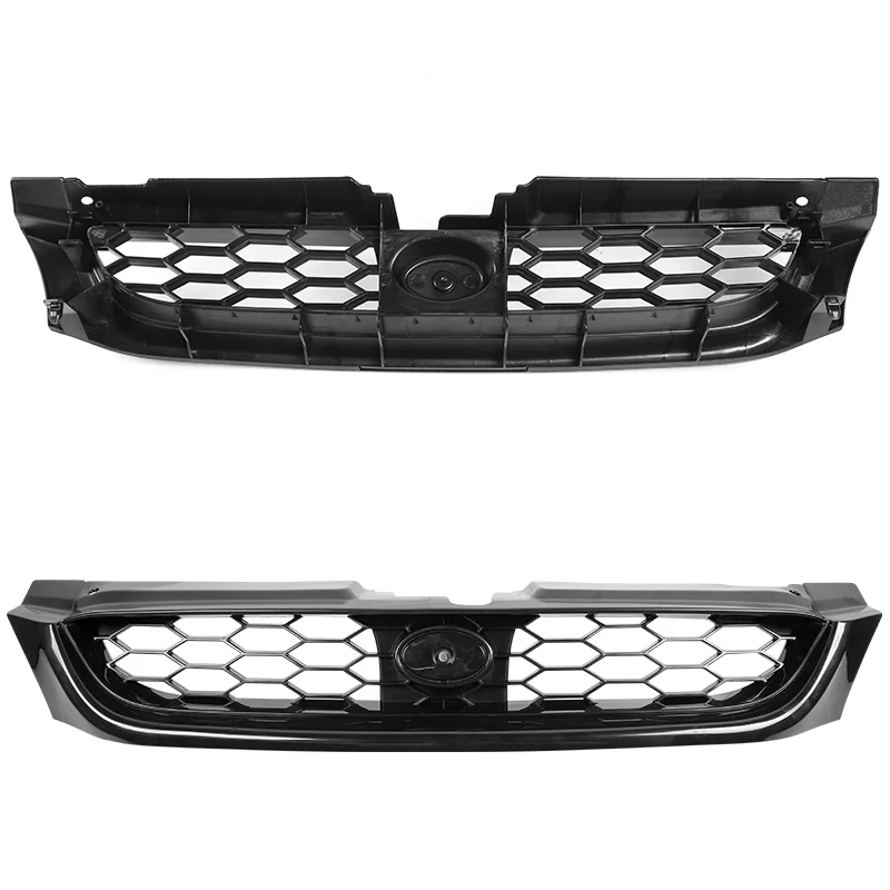 For 1997 1998 1999 2000 2001 Subaru Impreza 6th Front Bumper Grille Grill Mesh Kit Glossy Black - Image 4