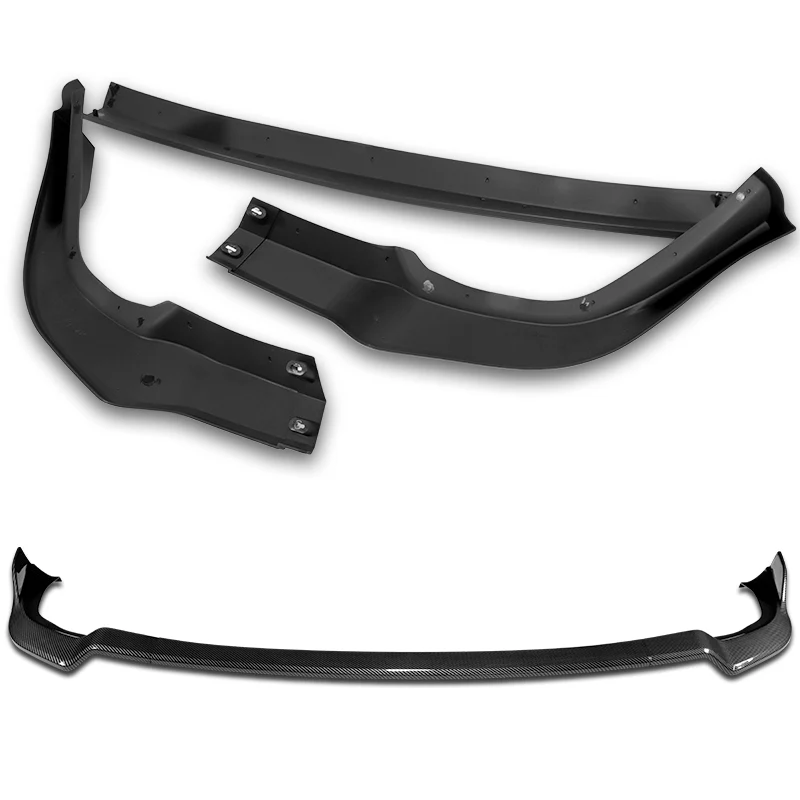 For 1998-2005 Lexus GS300 GS400 GS430 Carbon Painted 3-PCS Front Bumper Spoiler Lip - Image 2