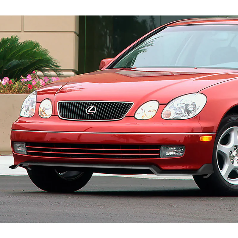 For 1998-2005 Lexus GS300 GS400 GS430 Matt Black 3-PCS Front Bumper Body Spoiler Lip - Image 5