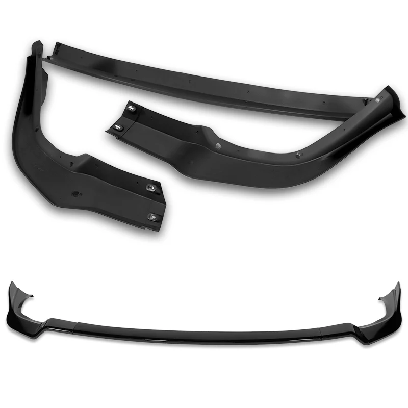 For 1998-2005 Lexus GS300 GS400 GS430 Painted Black 3-PCS Front Bumper Spoiler Lip - Image 3