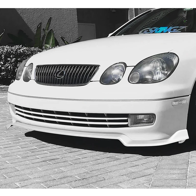 For 1998-2005 Lexus GS300 GS400 GS430 Painted White 3-PCS Front Bumper Spoiler Lip - Image 5