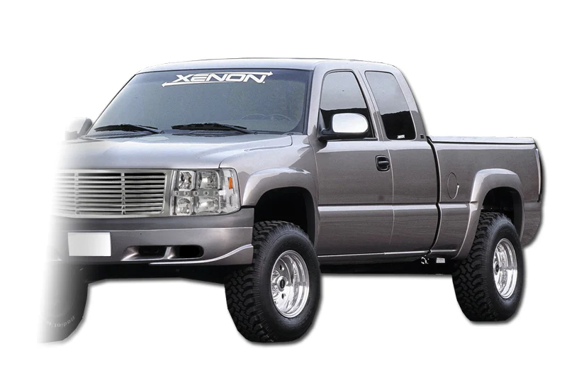 For 1999 - 2002 Chevrolet Chevy Silverado LED DRL Conversion Chrome Headlights + Chrome Grille - Image 4