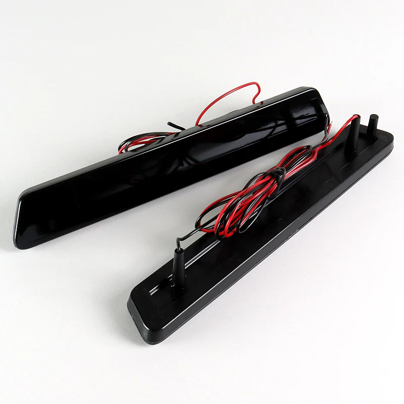 For 1999–2004 Ford Mustang LED Turn Signal Rear Side Marker Lights -Smoked Lens - Image 2