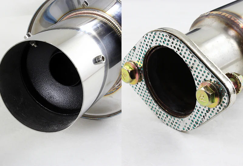 For 2000 2001 2002 2003 2004 2005 Eclipse 4Cyl Stainless Steel 4" Tip T304 Catback Exhaust Muffler 2.25" Inlet - Image 5