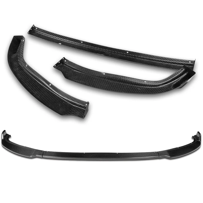 For 2001-2005 Lexus IS300 Real Carbon Fiber Front Bumper Spoiler Splitter Lip   3-PCS - Image 3
