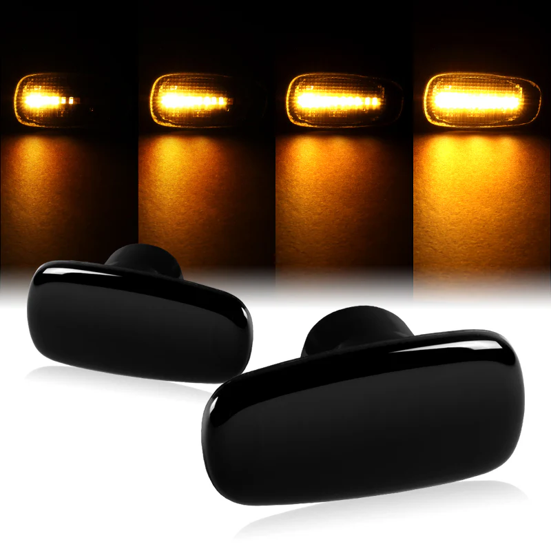 For 2001-2005 Lexus IS300 Smoke Lens Sequential LED Signal Side Marker Lights - Image 6
