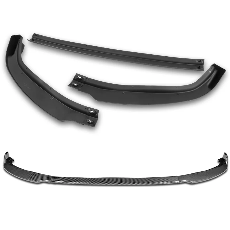 For 2001-2005 Lexus IS300 STP-Style Carbon Look Front Bumper Body Spoiler Lip  3-PCS - Image 2