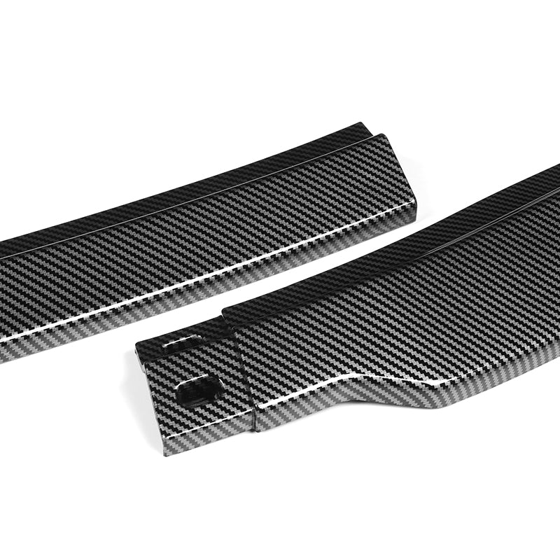 For 2001-2005 Lexus IS300 STP-Style Carbon Look Front Bumper Body Spoiler Lip  3-PCS - Image 4