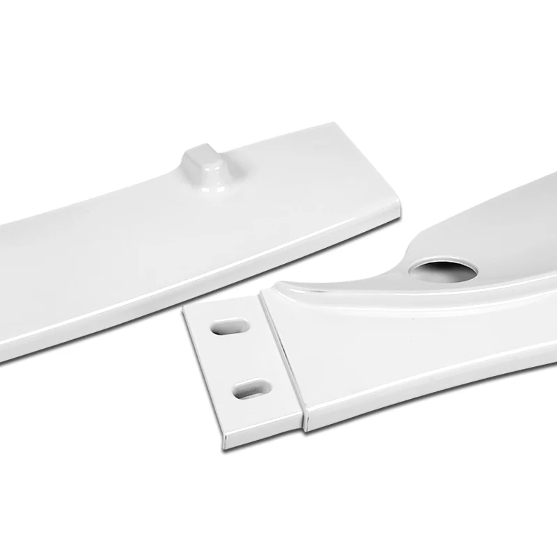 For 2001-2006 BMW E46 M3 H-Style Painted White Front Bumper Splitter Spoiler Lip 3PCS - Image 2