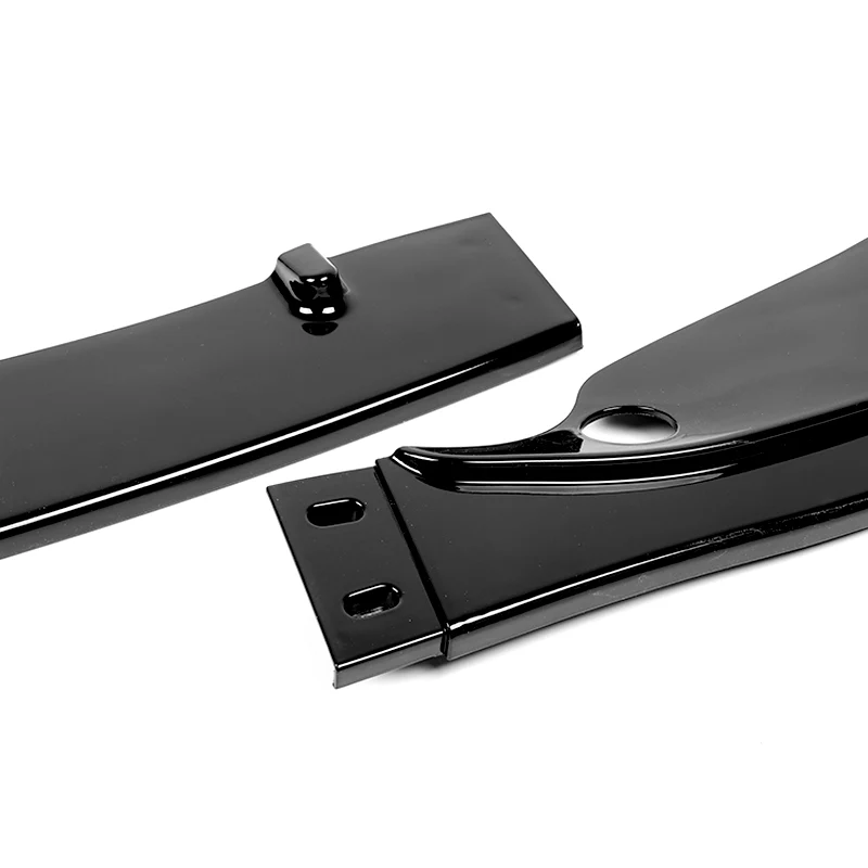 For 2001-2006 BMW E46 M3 H-Style Painted Black Front Bumper Splitter Spoiler Lip 3PCS - Image 2