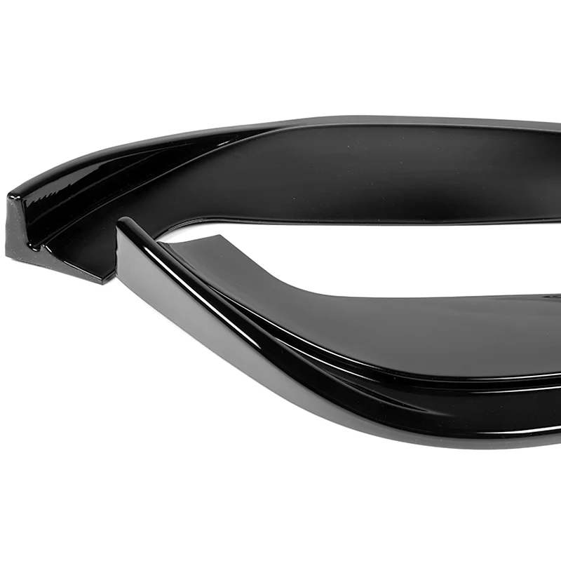 For 2001-2006 BMW E46 M3 H-Style Painted Black Front Bumper Splitter Spoiler Lip 3PCS - Image 3