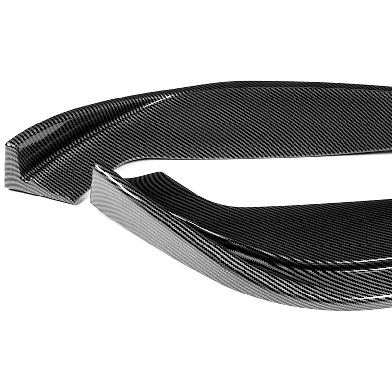 For 2001-2006 BMW E46 M3 H-Style Carbon Look Front Bumper Splitter Spoiler Lip 3PCS - Image 3