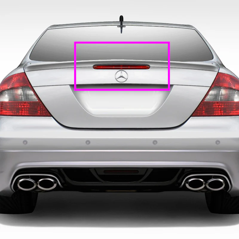 For 2003-2009 Mercedes-Benz CLK350 CLK500 W209 LED Tail Light Third 3RD Brake Light Stop Lamp -Red Lens - Image 5