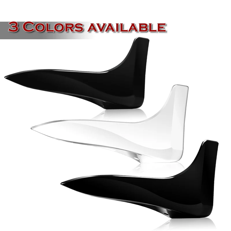 For 2003-2006 Infiniti G35 Coupe 2-Pcs Black Rear Bumper Lip Mud Guards Polyurethane - Image 3