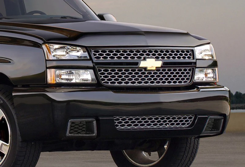 For 2003 - 2007 Chevrolet Chevy Silverado 1500 SS-Style Front Bumper Side Air Duct Vents Caliper 2-pcs -Carbon Fiber Look - Image 4