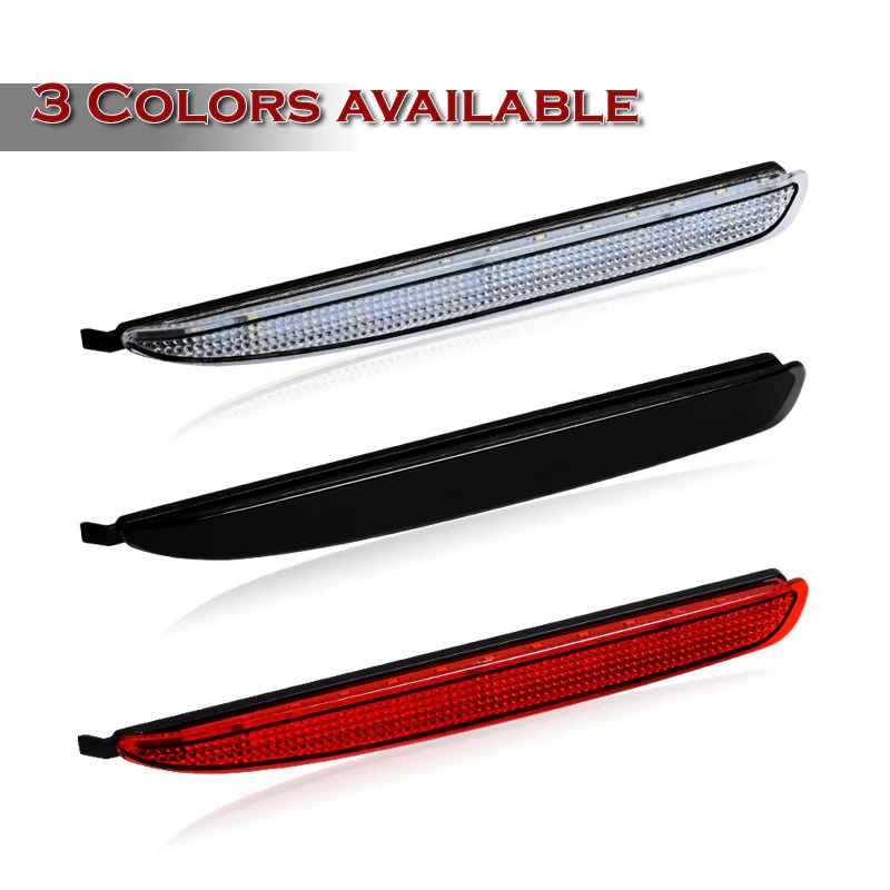 For 2003 – 2008 Mazda 6 LED Rear Bumper Reflector Stop Brake Light Kit -Smoke Lens - Image 5