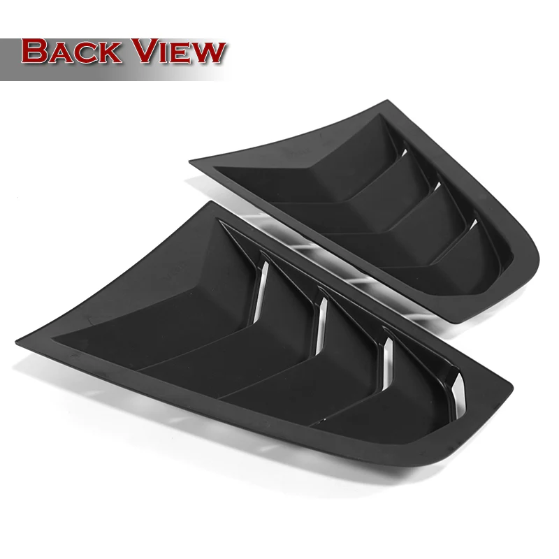 For 2003 - 2008 Nissan 350Z ABS Side Window Louvers Scoop Sun Shade Covers Vent -Carbon Fiber Look - Image 4