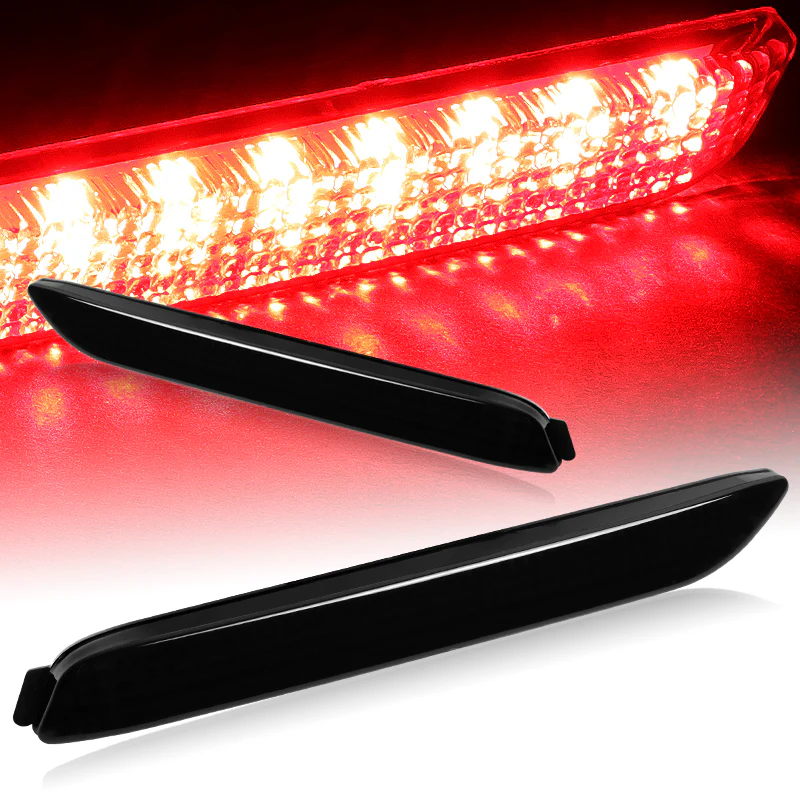 For 2003 – 2018 Lexus RX300 / GX470 / IS-F / NX / RC LED Rear Bumper Stop Brake Light Kit -Smoke Lens - Image 2