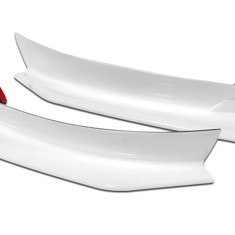 For 2004-2008 Mazda RX8 RX-8 MS-Style Painted White Front Bumper Body Splitter Spoiler Lip 2PCS - Image 2