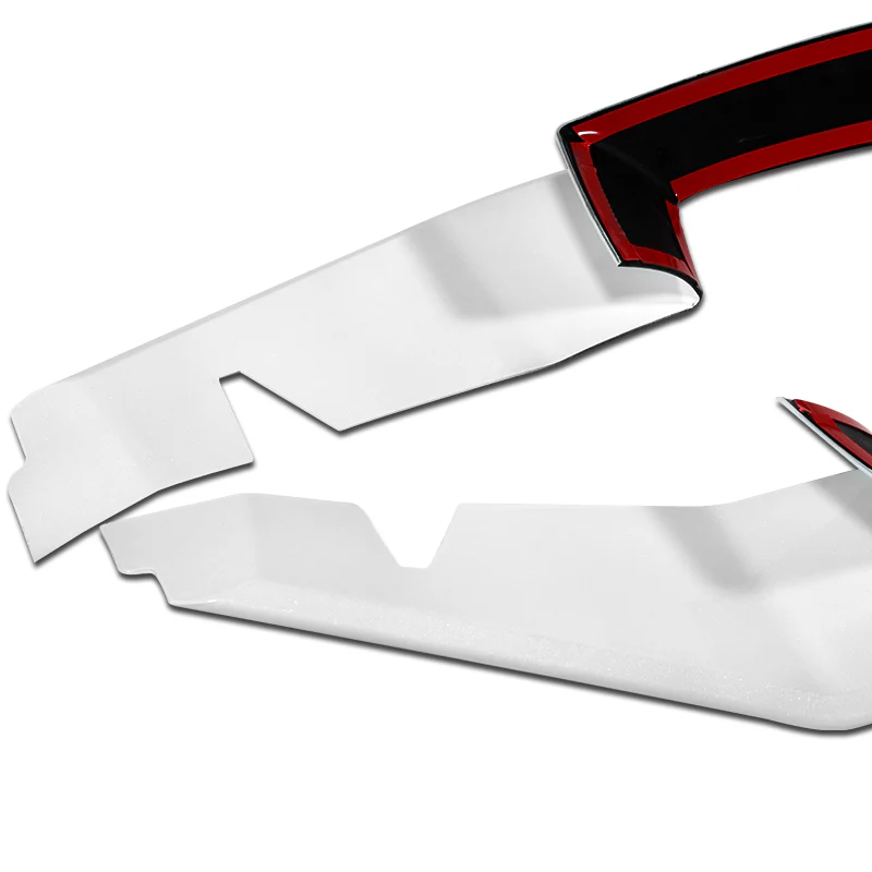 For 2004-2008 Mazda RX8 RX-8 MS-Style Painted White Front Bumper Body Splitter Spoiler Lip 2PCS - Image 3