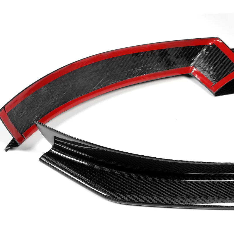For 2004-2008 Mazda RX8 RX-8 MS-Style Real Carbon Fiber Front Bumper Body Splitter Spoiler Lip 2PCS - Image 2